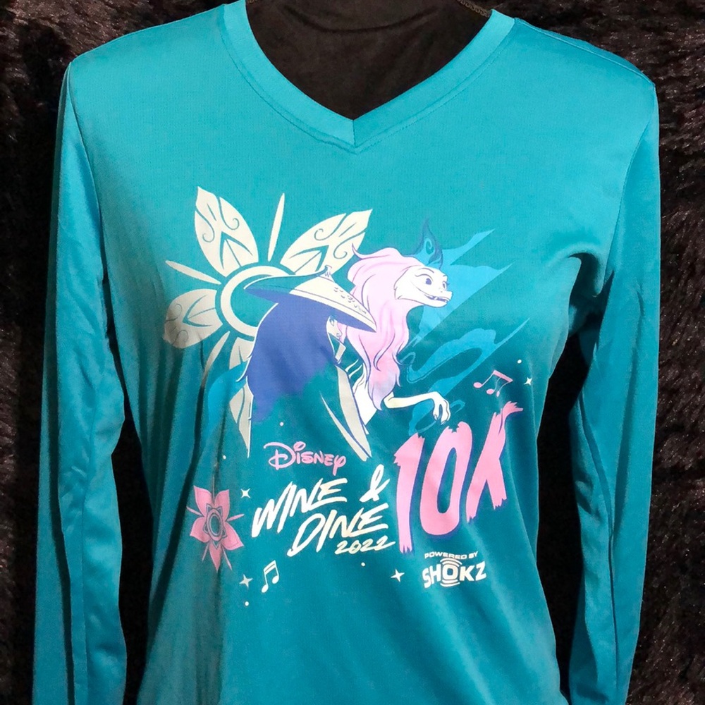 RunDisney Wine & Dine Marathon Weekend 2022 Runners Shirt Raya & The Last Dragon